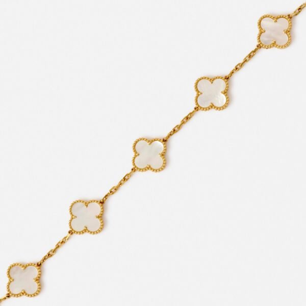 CLOVER BRACELET 5 MOTIFS MOP - Image 5
