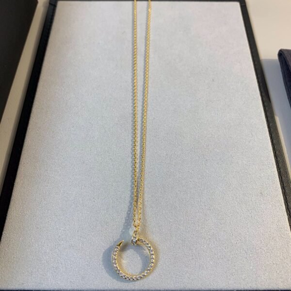 JUSTE NECKLACE GOLD DIAMONDS - Image 7