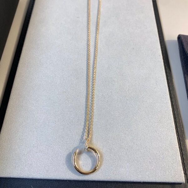 JUSTE NECKLACE PINK GOLD - Image 3