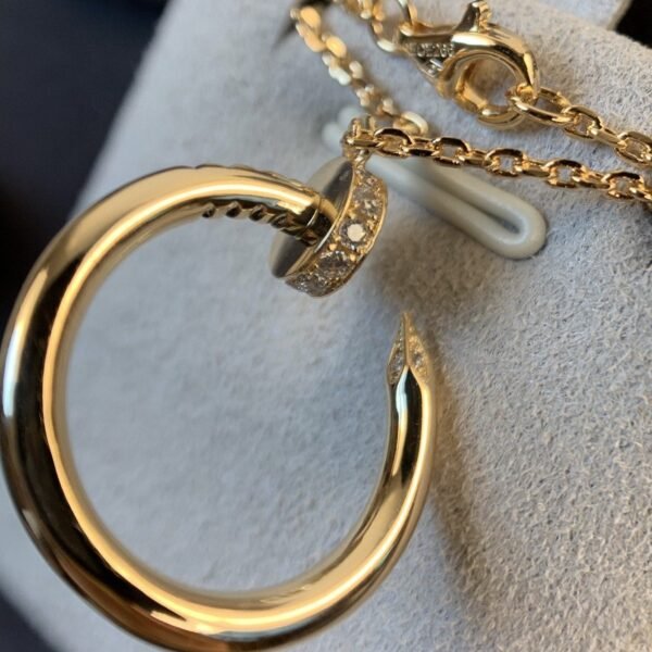 JUSTE NECKLACE PINK GOLD - Image 5