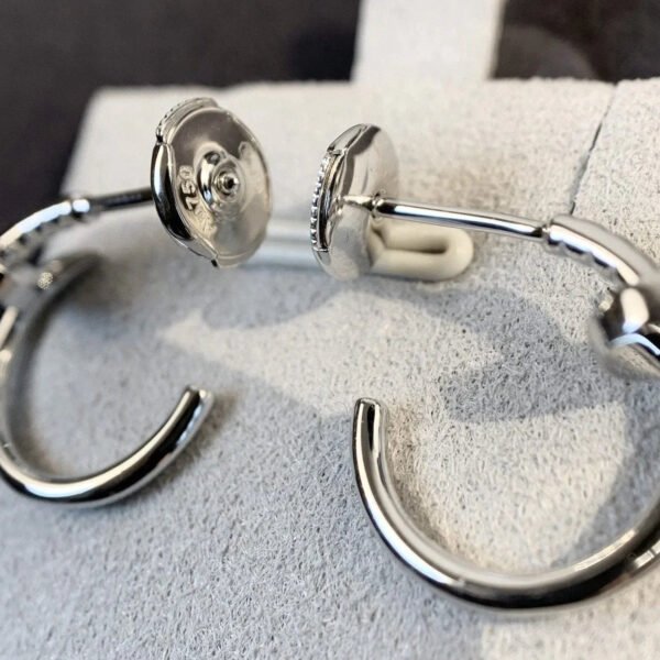 JUSTE EARRINGS SILVER - Image 4