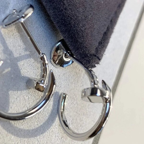 JUSTE EARRINGS SILVER - Image 5