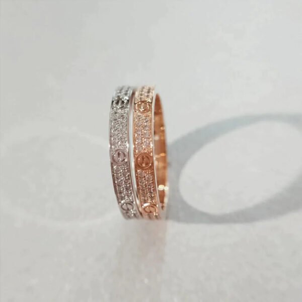 LOVE RING 2.6MM DIAMOND - Image 9