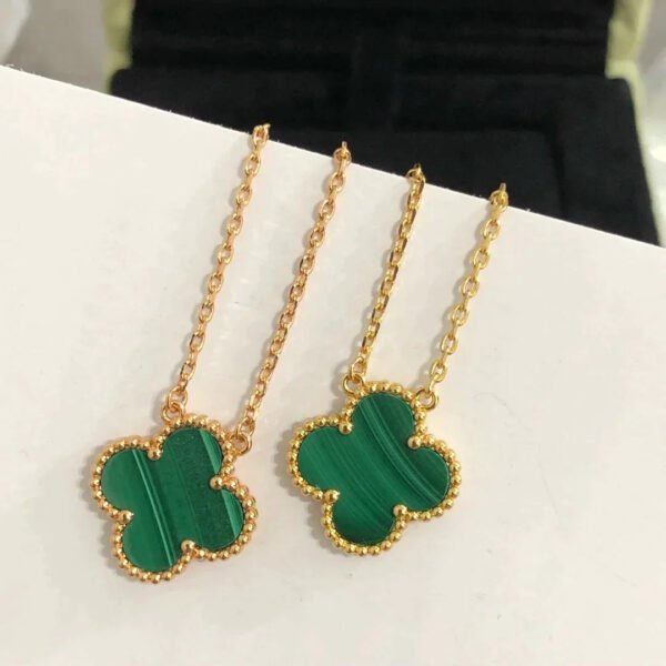 CLOVER MALACHITE NECKLACE - Image 5