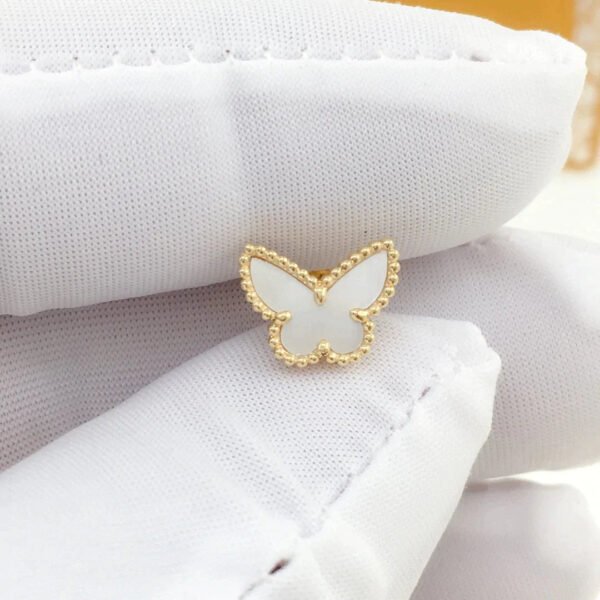 SWEET BUTTERFLY EARSTUDS GOLD MOP - Image 5