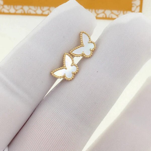 SWEET BUTTERFLY EARSTUDS GOLD MOP - Image 6
