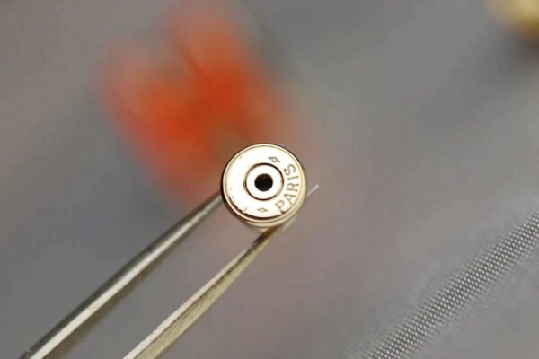 MINI POP H EARRINGS ORANGE - Image 8