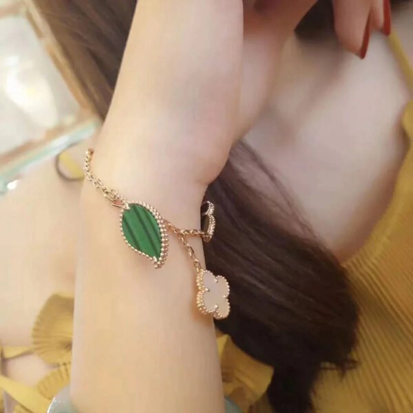 HEART BUTTERFLY CLOVER BRACELET 4 MOTIFS - Image 2
