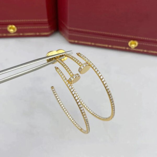 JUSTE EARRINGS DIAMONDS 1.8MM - Image 2