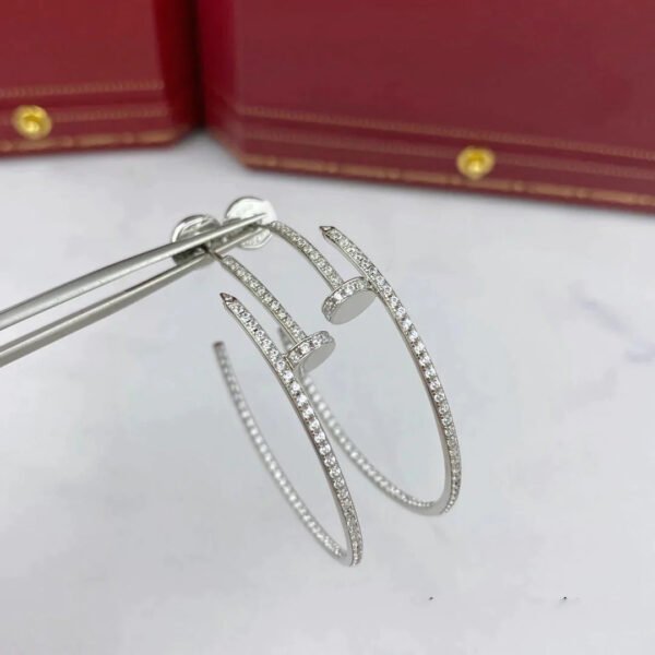 JUSTE EARRINGS DIAMONDS 1.8MM - Image 4