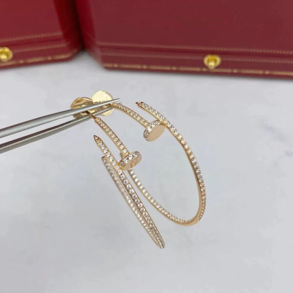 JUSTE EARRINGS DIAMONDS 1.8MM - Image 3