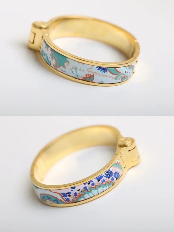 H RING LOCK 12MM BRACELET MULTICOLOR CERAMIC - Image 2