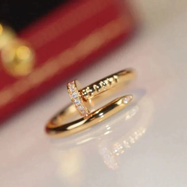 JUSTE RING 2.65MM GOLD DIAMOND - Image 5