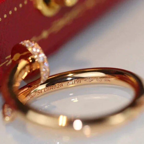 JUSTE RING 2.65MM GOLD DIAMOND - Image 6