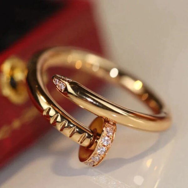 JUSTE RING 2.65MM GOLD DIAMOND - Image 3