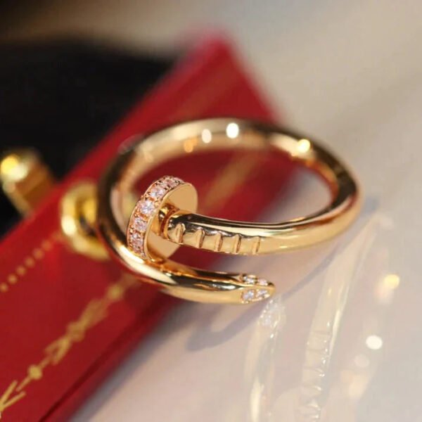 JUSTE RING 2.65MM GOLD DIAMOND - Image 4