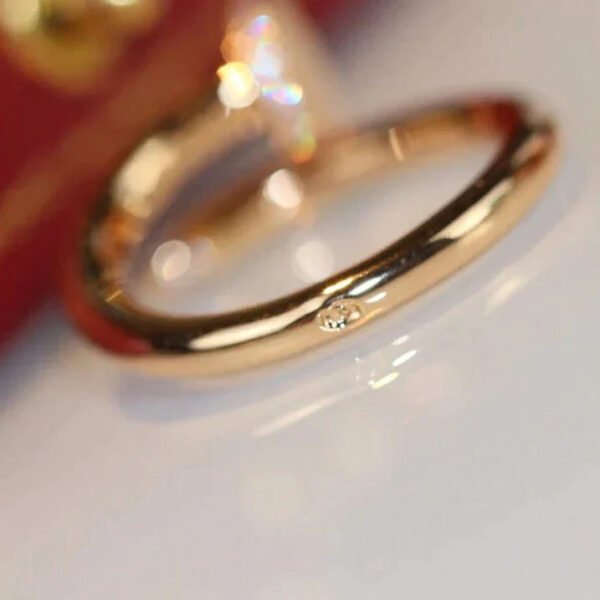 JUSTE RING 2.65MM GOLD DIAMOND - Image 8