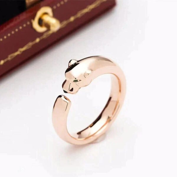 PANTHERE PINK GOLD SMALL RING - Image 8
