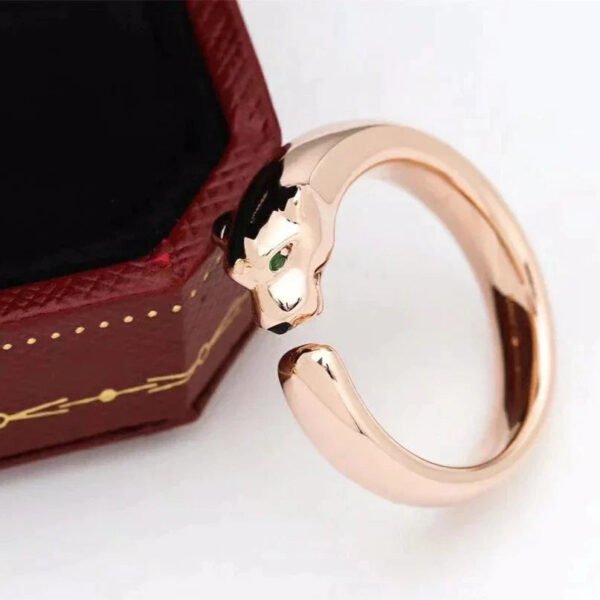 PANTHERE PINK GOLD SMALL RING - Image 9