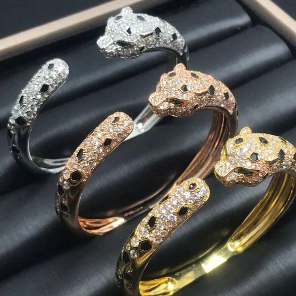 PANTHERE BIG BRACELET DIAMONDS - Image 3