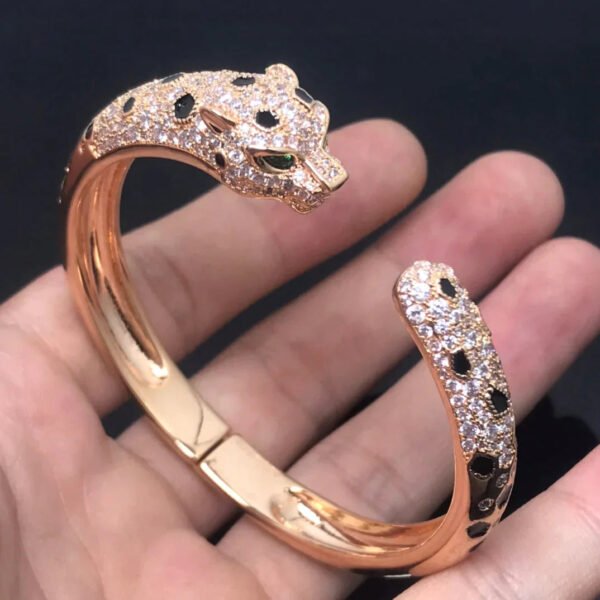 PANTHERE BIG BRACELET DIAMONDS - Image 2