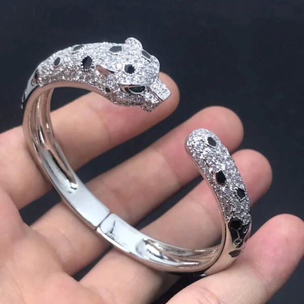 PANTHERE BIG BRACELET DIAMONDS - Image 4