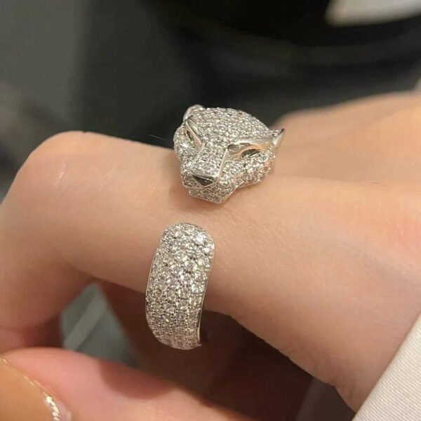 PANTHERE 5.5MM ALL DIAMOND RING - Image 6