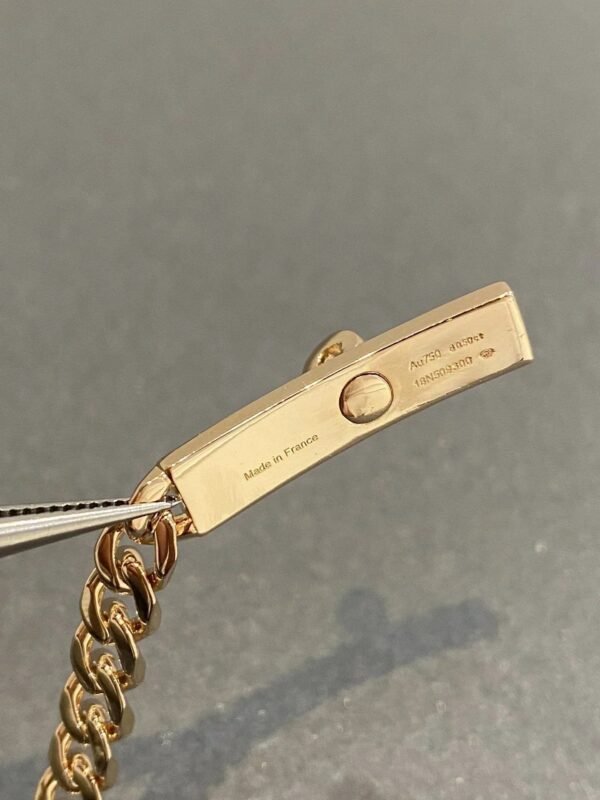 KELLY CHAIN PINK GOLD DIAMONDS BRACELET - Image 10