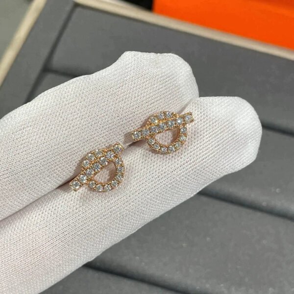 ECHAPPEE MINI DIAMOND STUD EARRINGS - Image 8