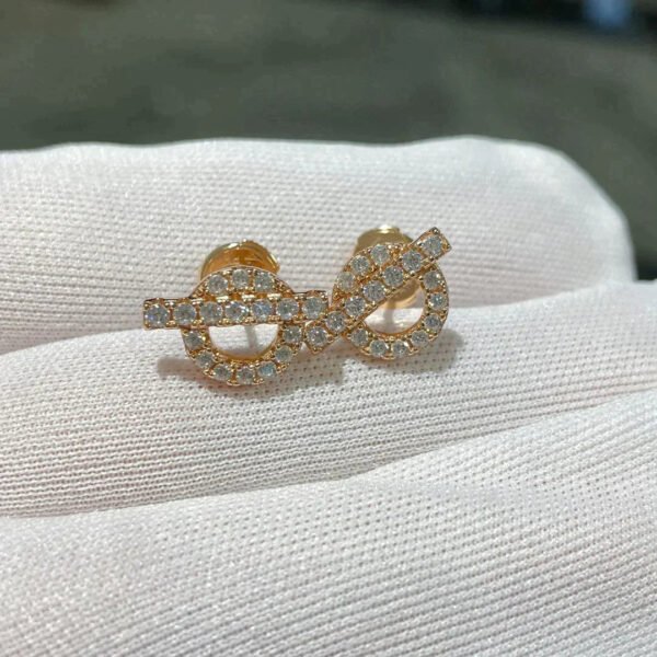 ECHAPPEE MINI DIAMOND STUD EARRINGS - Image 2