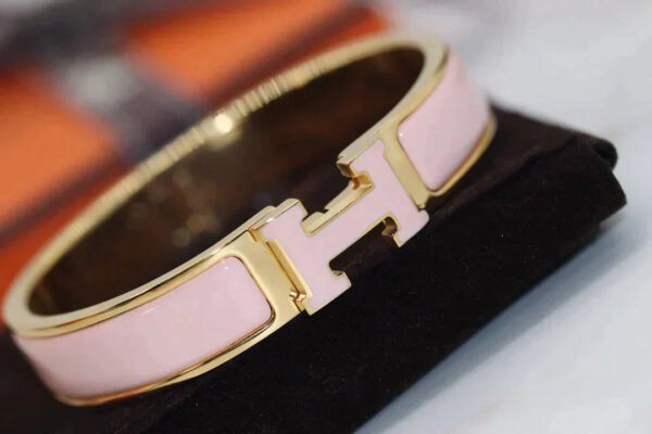 H BRACELET 12MM PINK - Image 2
