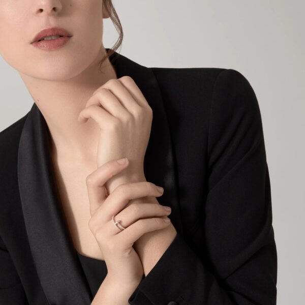 JUSTE RING 1.8MM GOLD DIAMONDS - Image 2