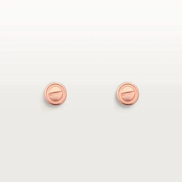 LOVE EARRINGS PINK GOLD 7.2MM