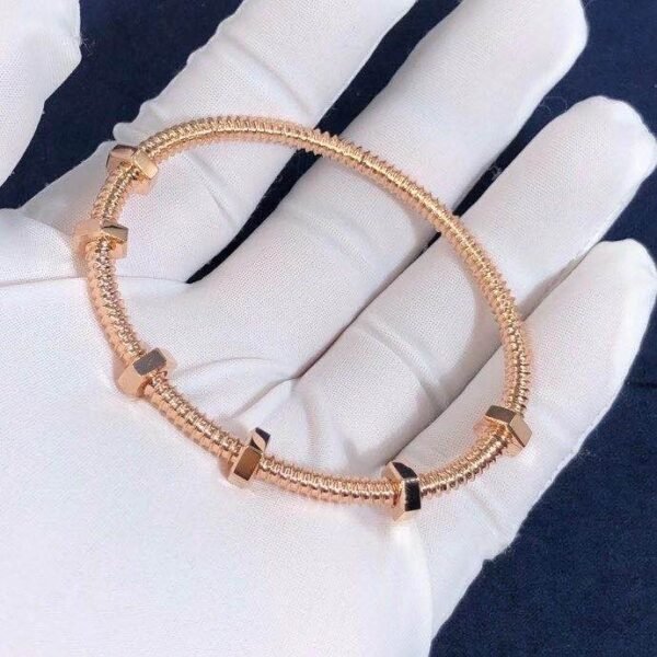 NUTS AND BOLTS PINK GOLD BRACELET - Image 2