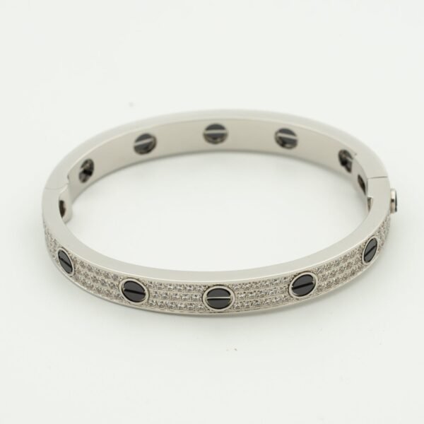 LOVE BRACELET 6.1MM DIAMOND-PAVED CERAMIC - Image 5