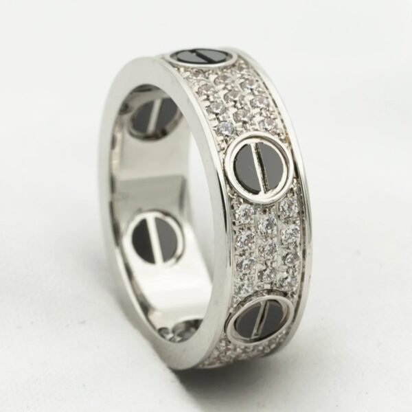 LOVE RING 5.5MM DIAMONDS PAVED - Image 5