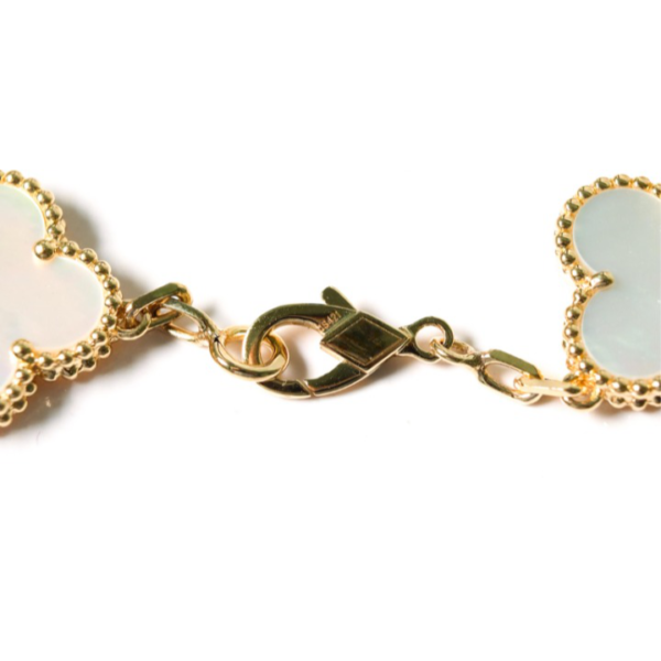 CLOVER BRACELET 5 MOTIFS MOP - Image 7