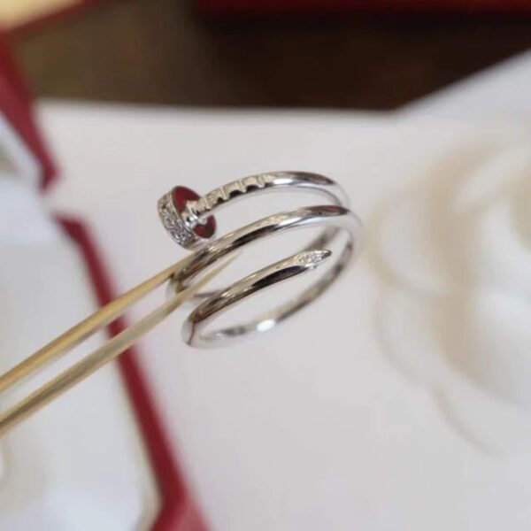 JUSTE RING 1.8MM SILVER DOUBLE ROW - Image 3