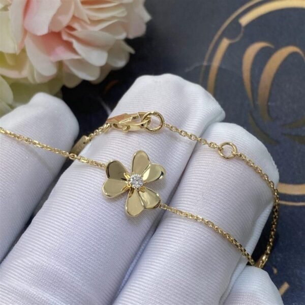 FRIVOLE GOLD FLOWER BRACELET - Image 4