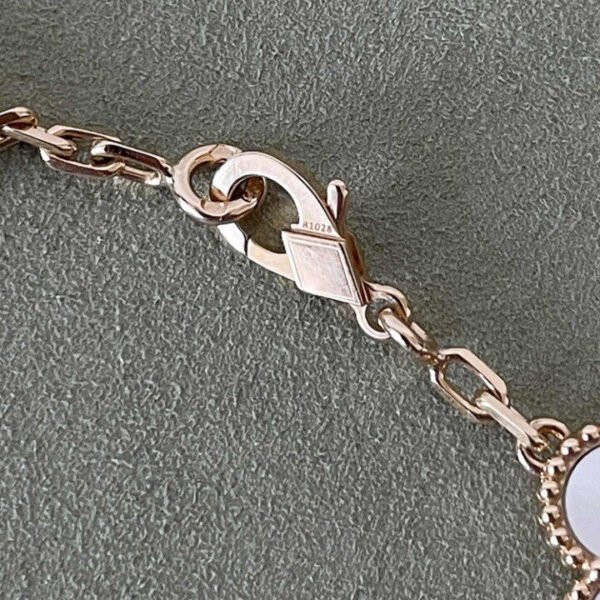 VINTAGE MOP NECKLACE 10 MOTIFS GOLD - Image 11