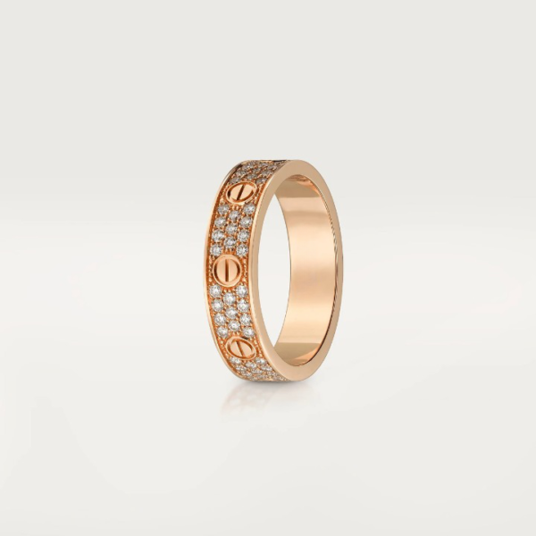LOVE RING 4MM DIAMOND PAVED - Image 21