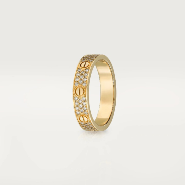 LOVE RING 4MM DIAMOND PAVED - Image 17