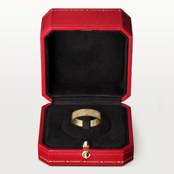 LOVE RING 4MM DIAMOND PAVED - Image 18