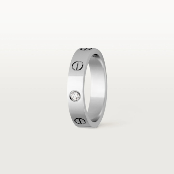 LOVE RING 4MM 1 DIAMOND - Image 10