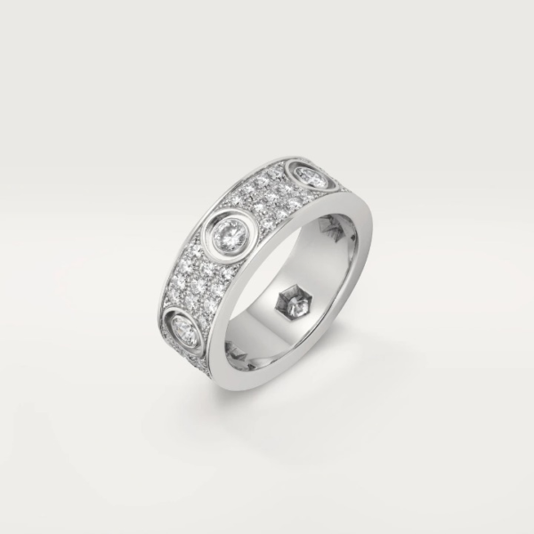 LOVE RING 5.5MM DIAMONDS PAVED - Image 8