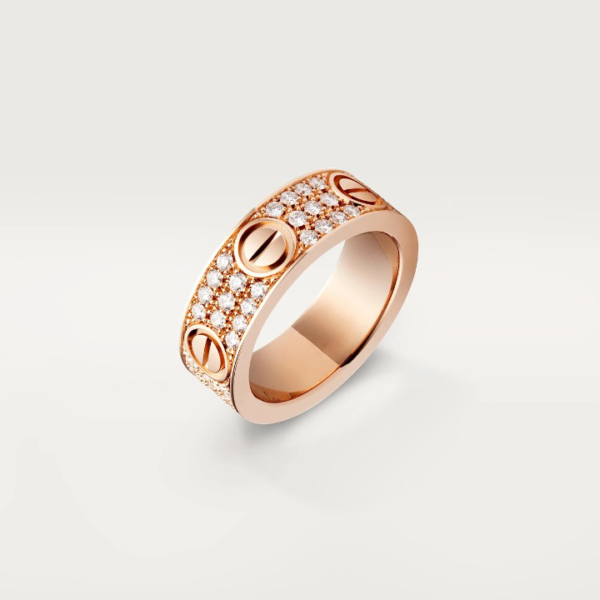 LOVE RING 5.5MM DIAMONDS PAVED - Image 9