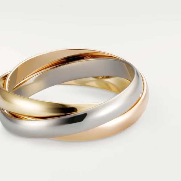 TRINITY RING GOLD PINK GOLD SILVER - Image 4