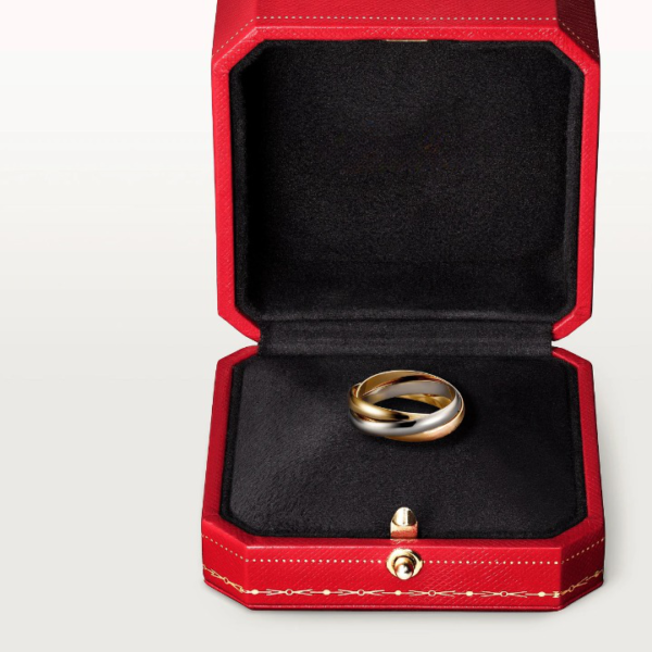 TRINITY RING GOLD PINK GOLD SILVER - Image 5