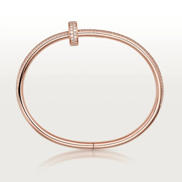 JUSTE BRACELET 3.5MM DOUBLE ROWS FULL DIAMONDS - Image 9