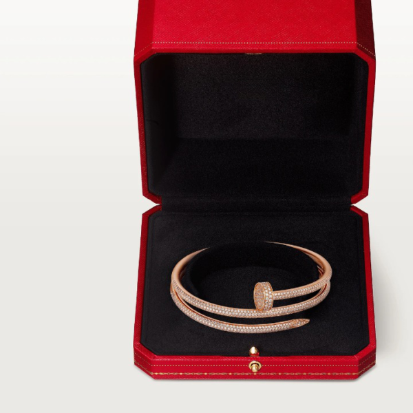 JUSTE BRACELET 3.5MM DOUBLE ROWS FULL DIAMONDS - Image 11